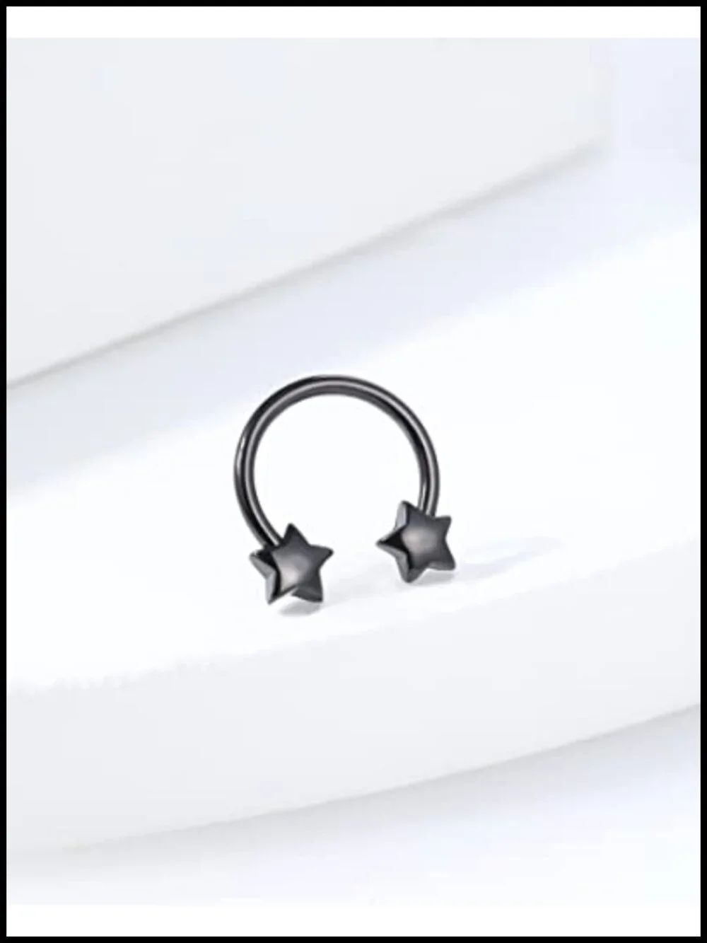 16g Septum Ring Star Cartilage Hoop Helix Tragus Piercing Jewelry Surgical Steel